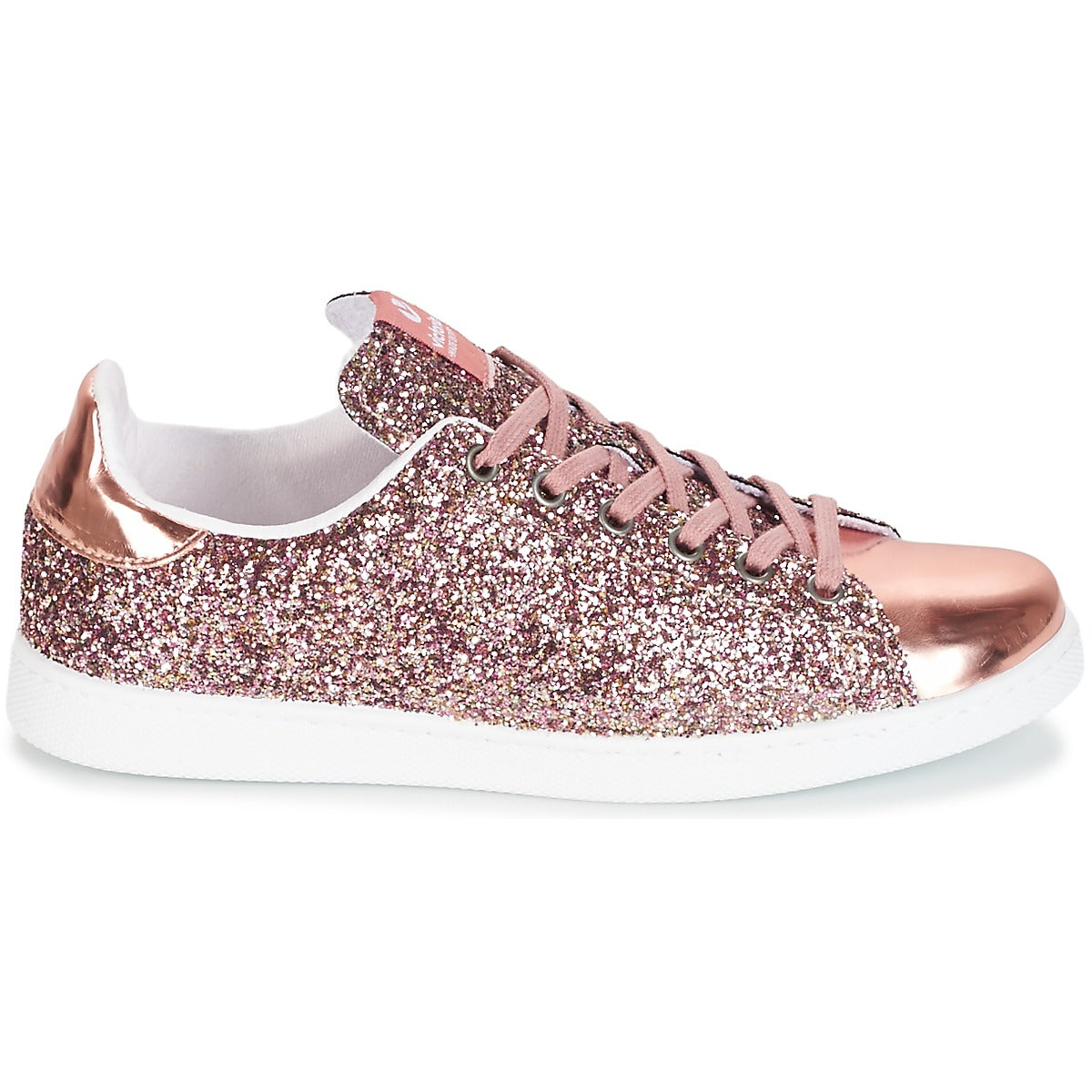 Sneakers basse Donna Victoria  DEPORTIVO BASKET GLITTER  Rosa