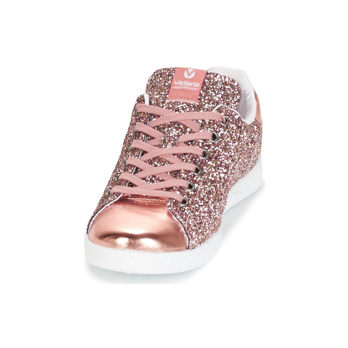 Sneakers basse Donna Victoria  DEPORTIVO BASKET GLITTER  Rosa