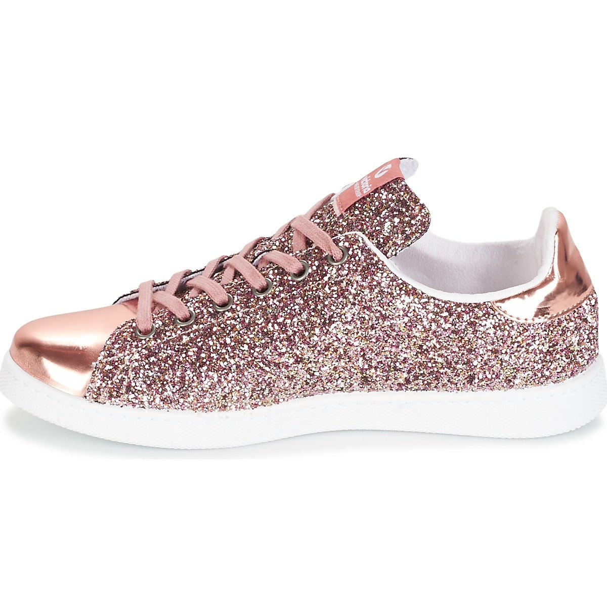 Sneakers basse Donna Victoria  DEPORTIVO BASKET GLITTER  Rosa