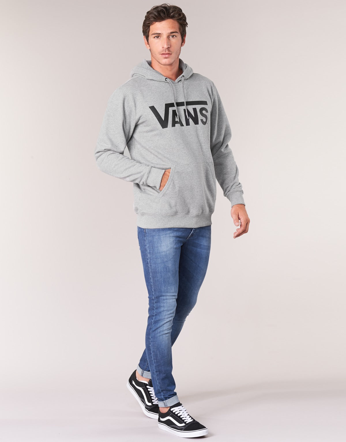 Felpa Uomo Vans  VANS CLASSIC PULLOVER HOODIE  Grigio