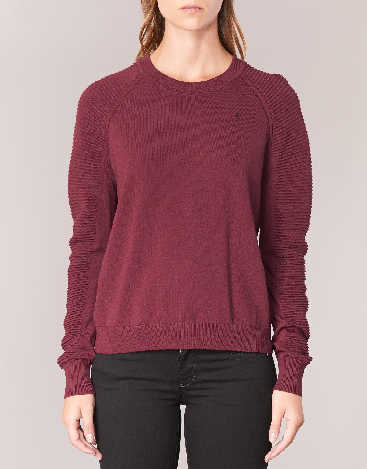 Maglione Donna G-Star Raw  SUZAKI KNIT  Rosso