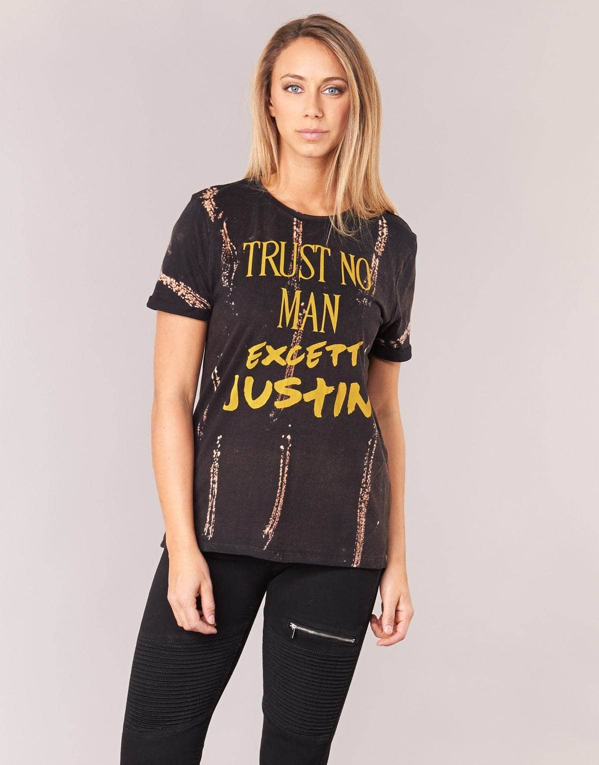 T-shirt Donna Eleven Paris  TRUSTIN  Nero