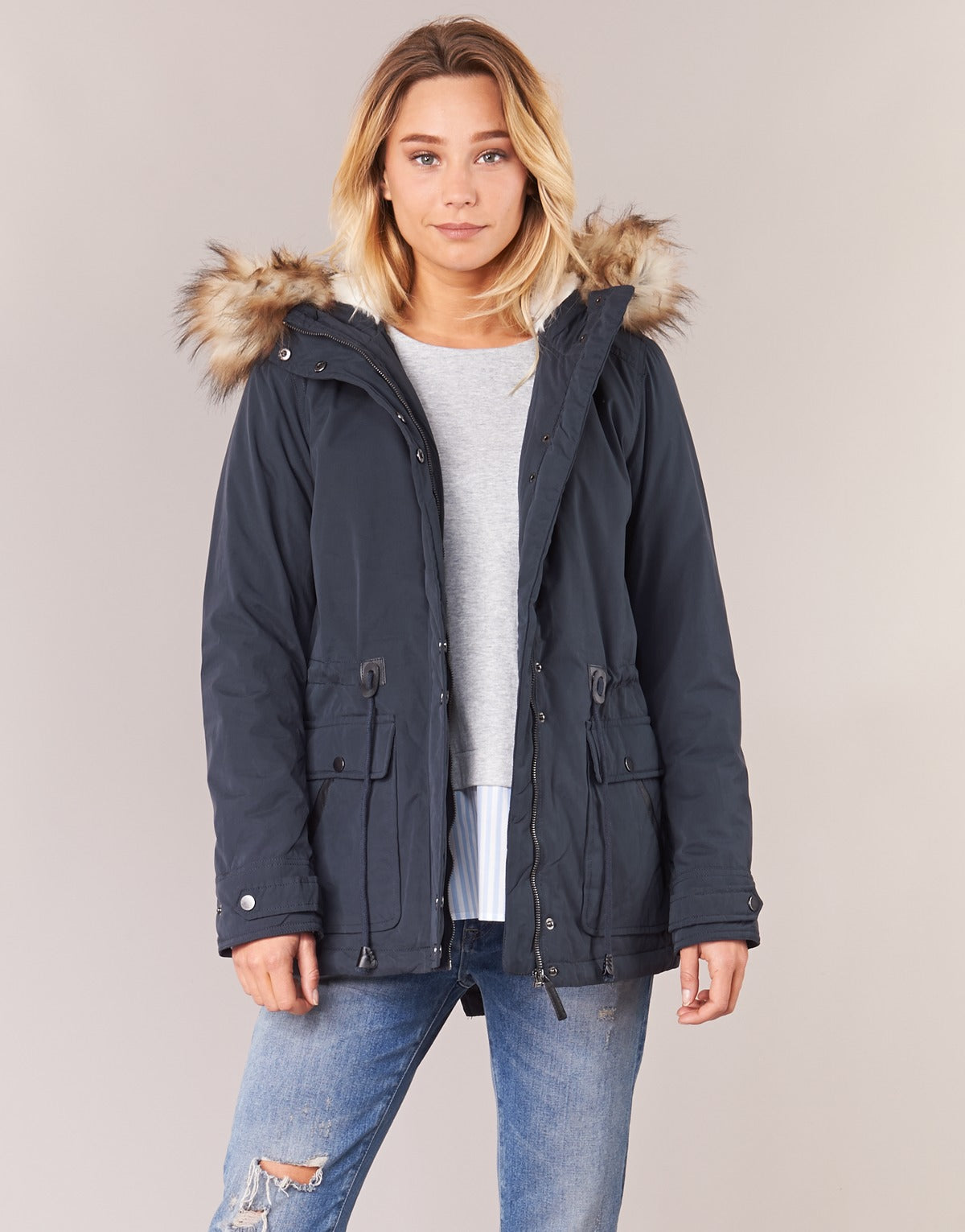 Parka Donna Vila  VICLOVER  Blu