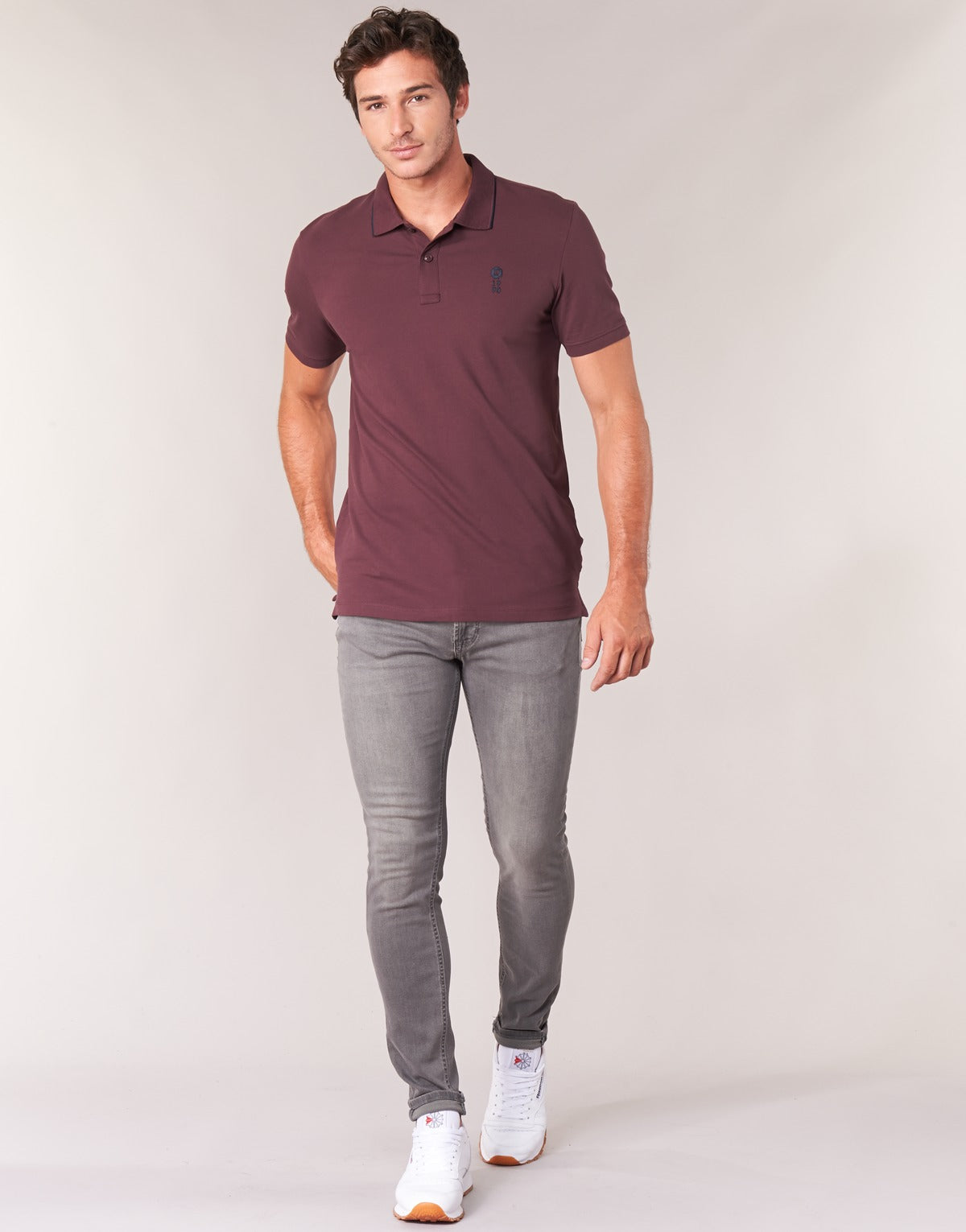 Jeans Slim Uomo Jack & Jones  LIAM  Grigio