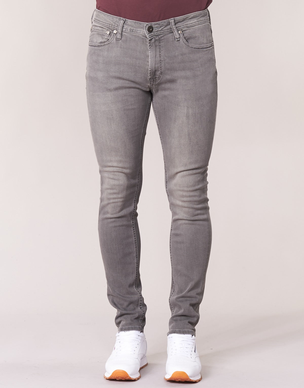 Jeans Slim Uomo Jack & Jones  LIAM  Grigio