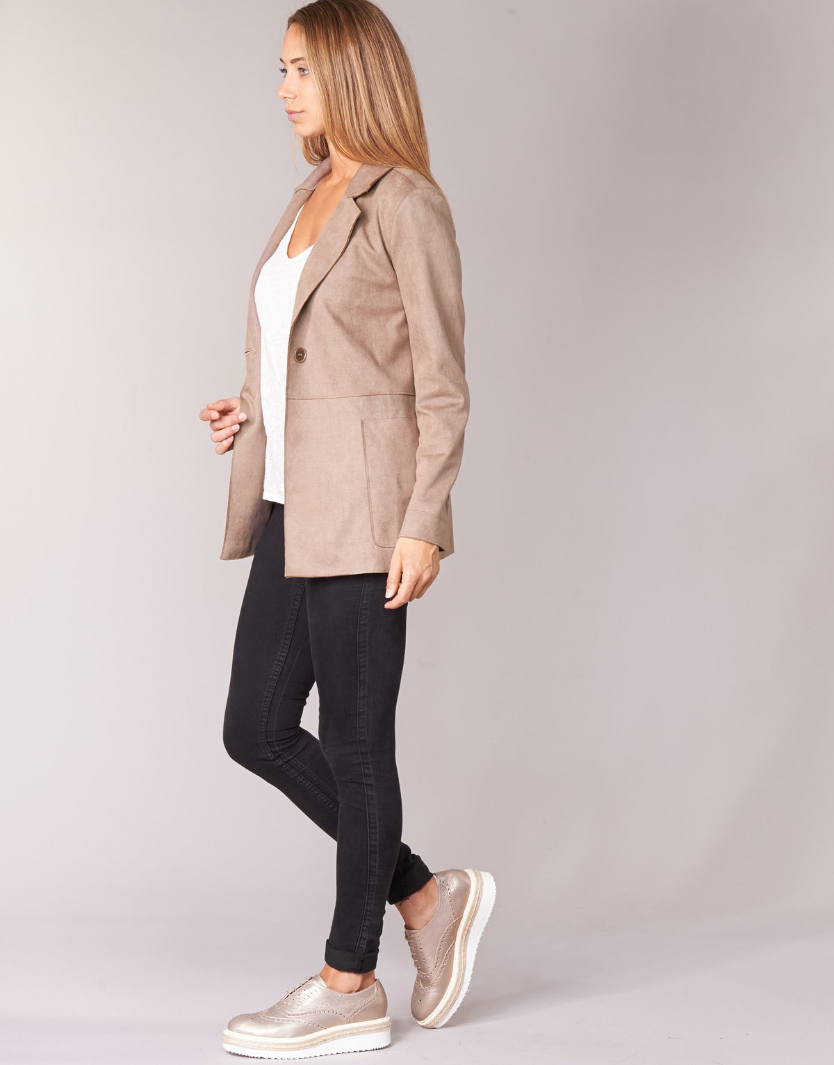 Mantella Donna Casual Attitude  HAUPE  Beige