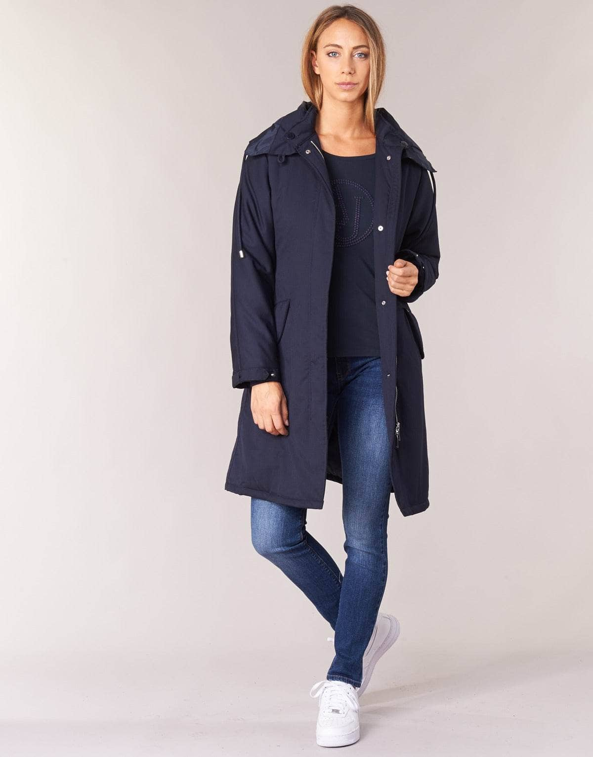 Trench Donna Armani jeans  MERCHA  Blu