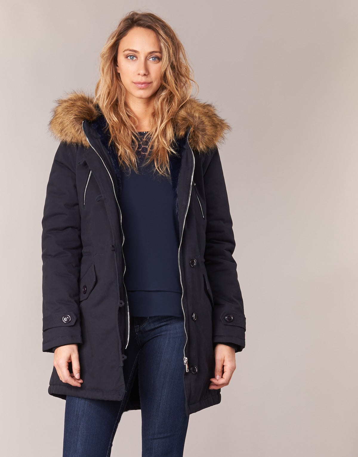 Parka Donna Betty London  HARI  Blu