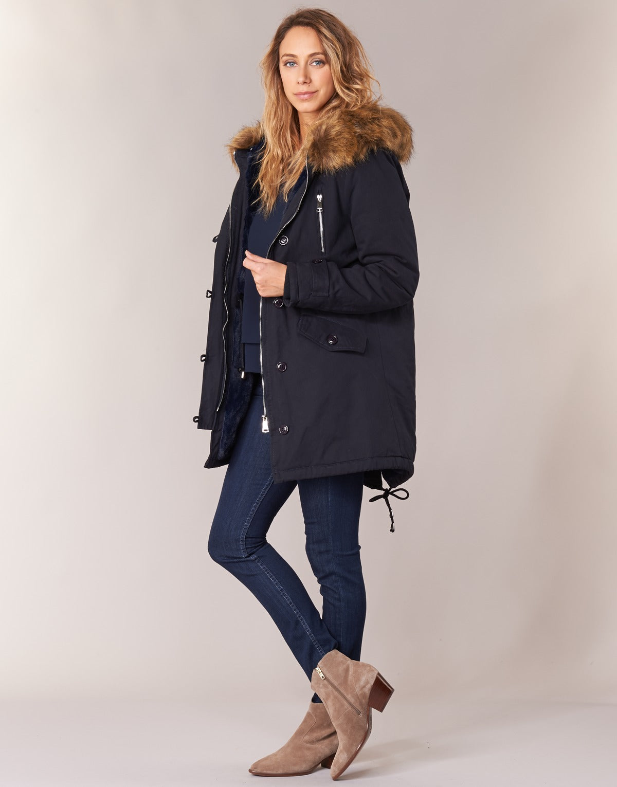 Parka Donna Betty London  HARI  Blu