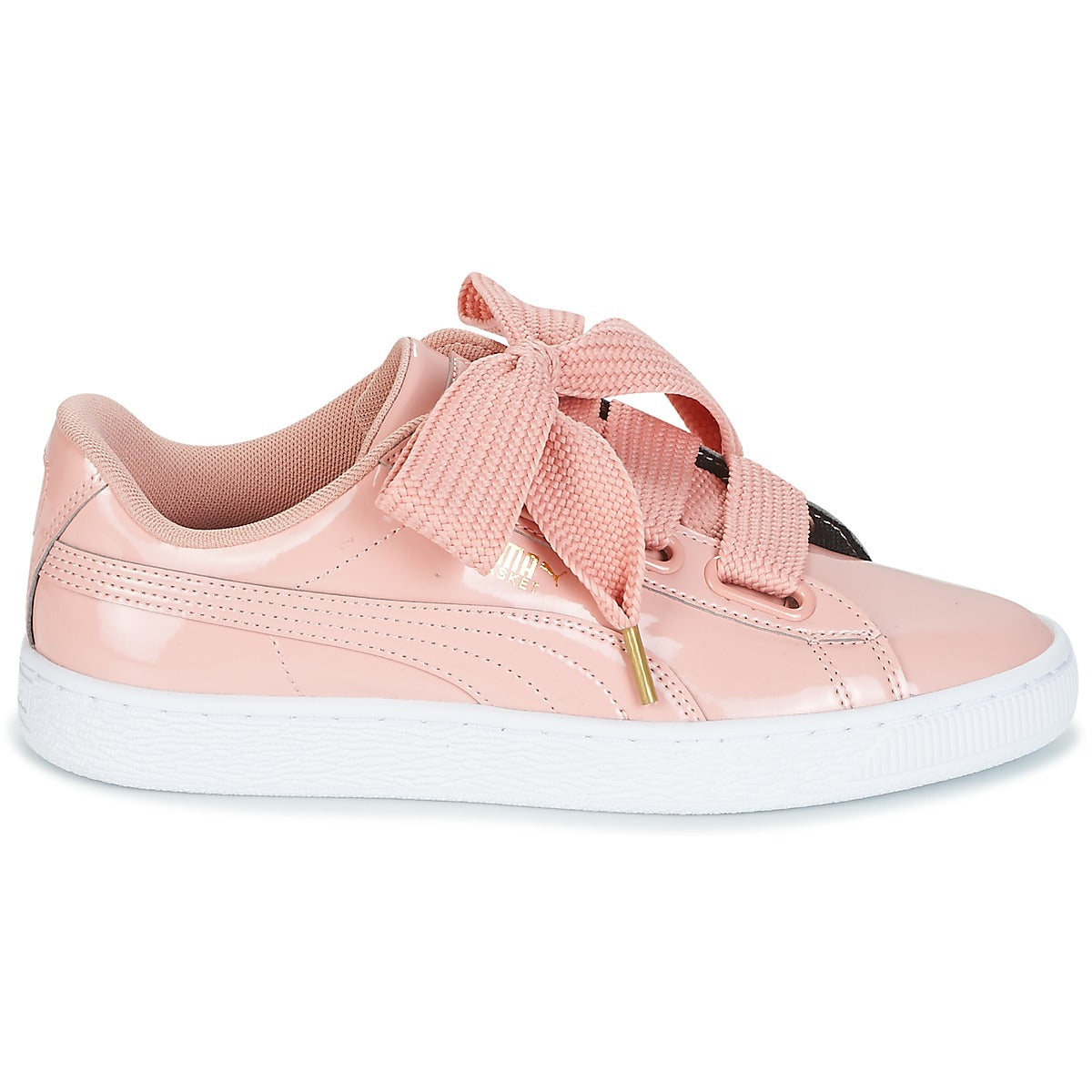 Sneakers basse Donna Puma  BASKET HEART PATENT W'S  Rosa