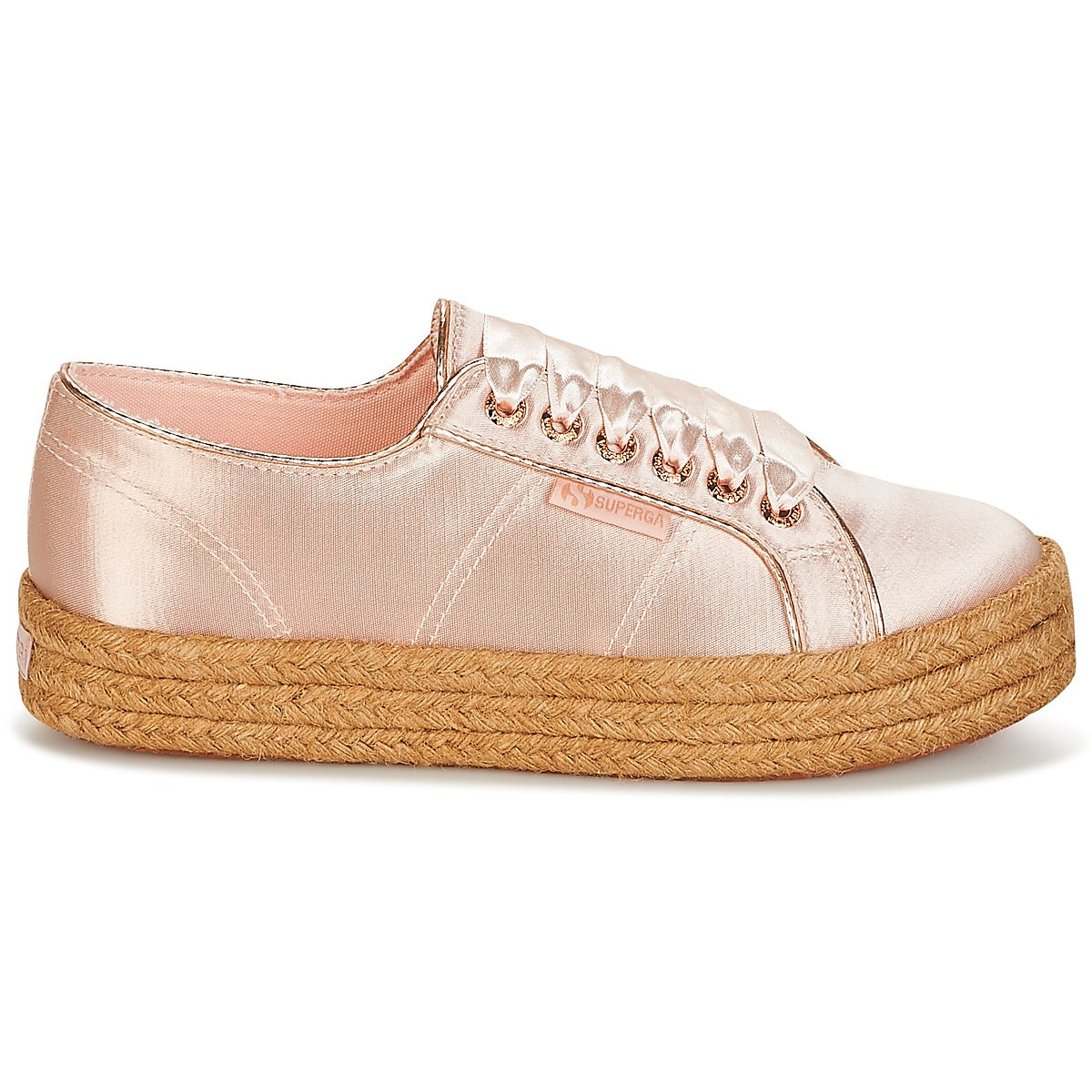 Sneakers basse Donna Superga  2730 SATIN COTMETROPE W  Rosa