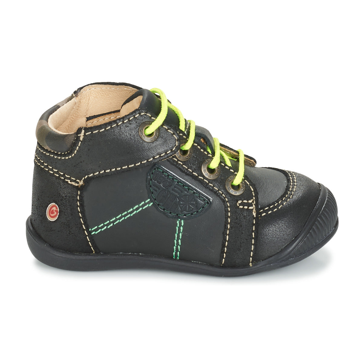 Stivaletti bambini ragazzo GBB  RACINE  Nero