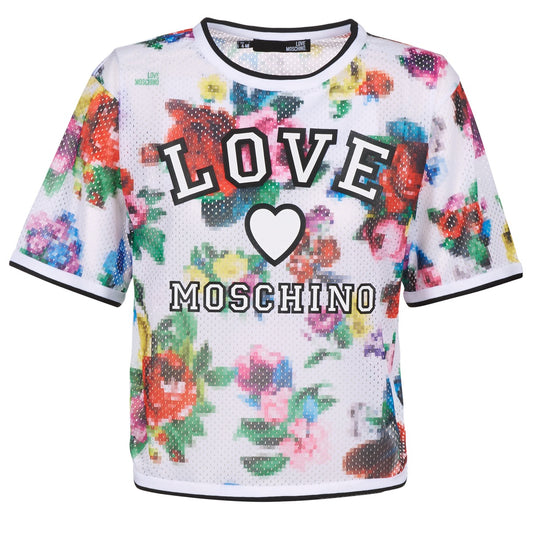 Camicetta Donna Love Moschino  W4G2801  Bianco