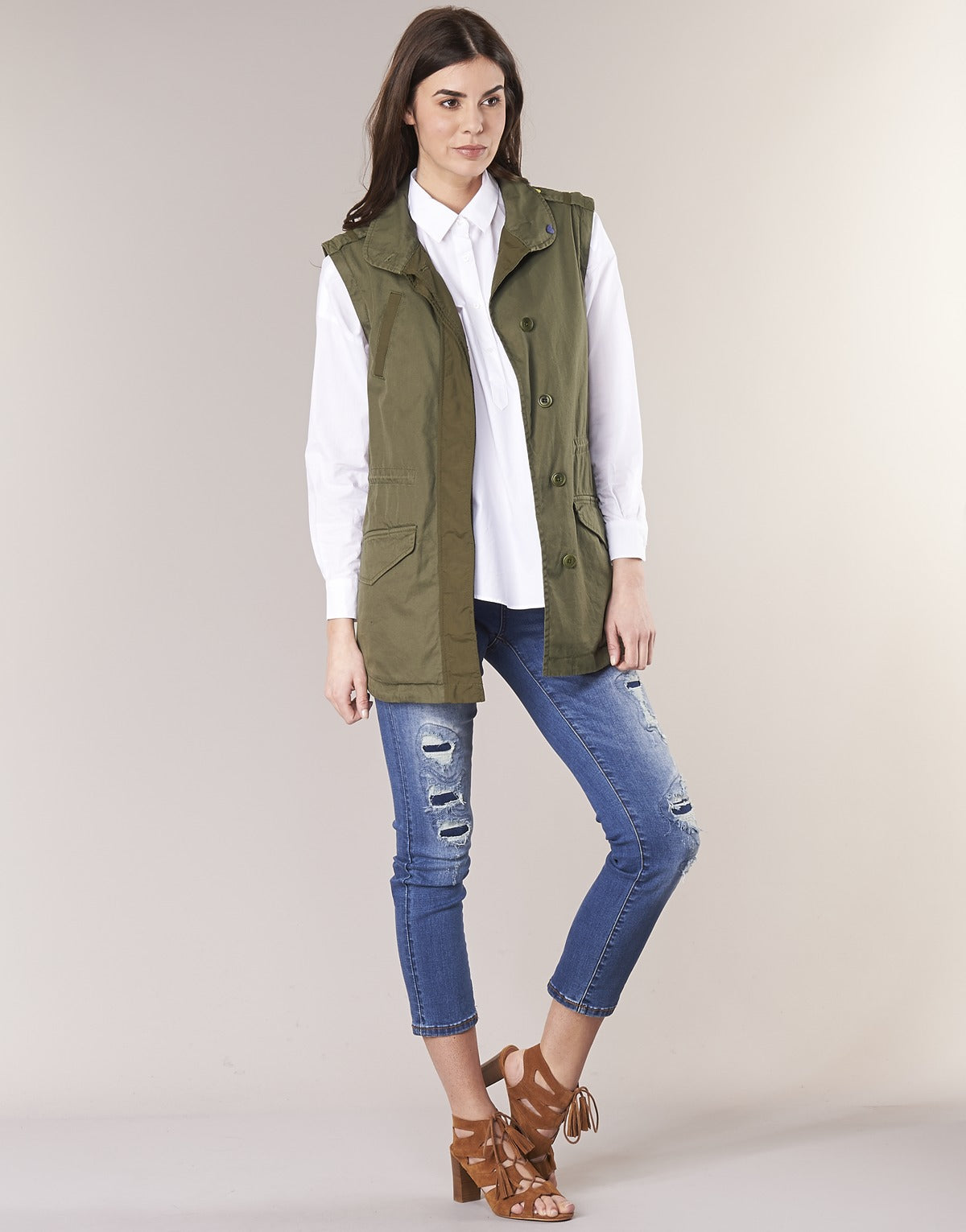 Parka Donna Maison Scotch  XERF  Kaki