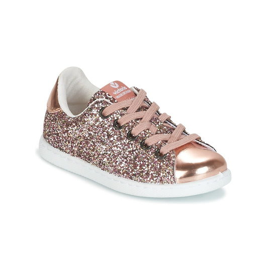 Scarpe bambini ragazza Victoria  DEPORTIVO GLITTER KID  Rosa