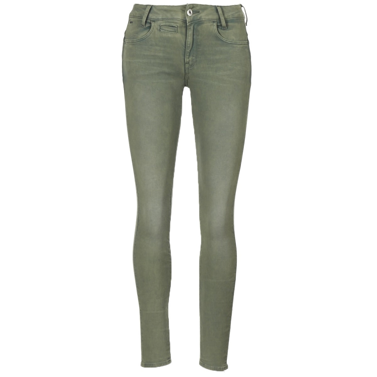 Pantalone Donna G-Star Raw  D-STAQ 5-PKT MID SKINNY COJ WMN  Verde