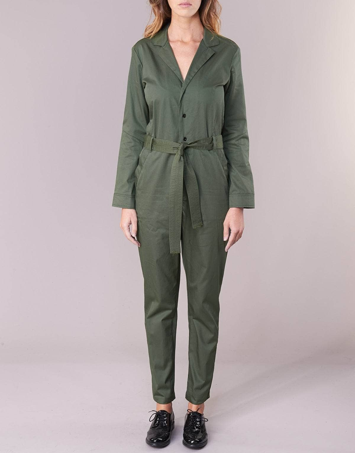 Tute / Jumpsuit Donna G-Star Raw  DELINE JUMPSUIT WMN L/S  Kaki