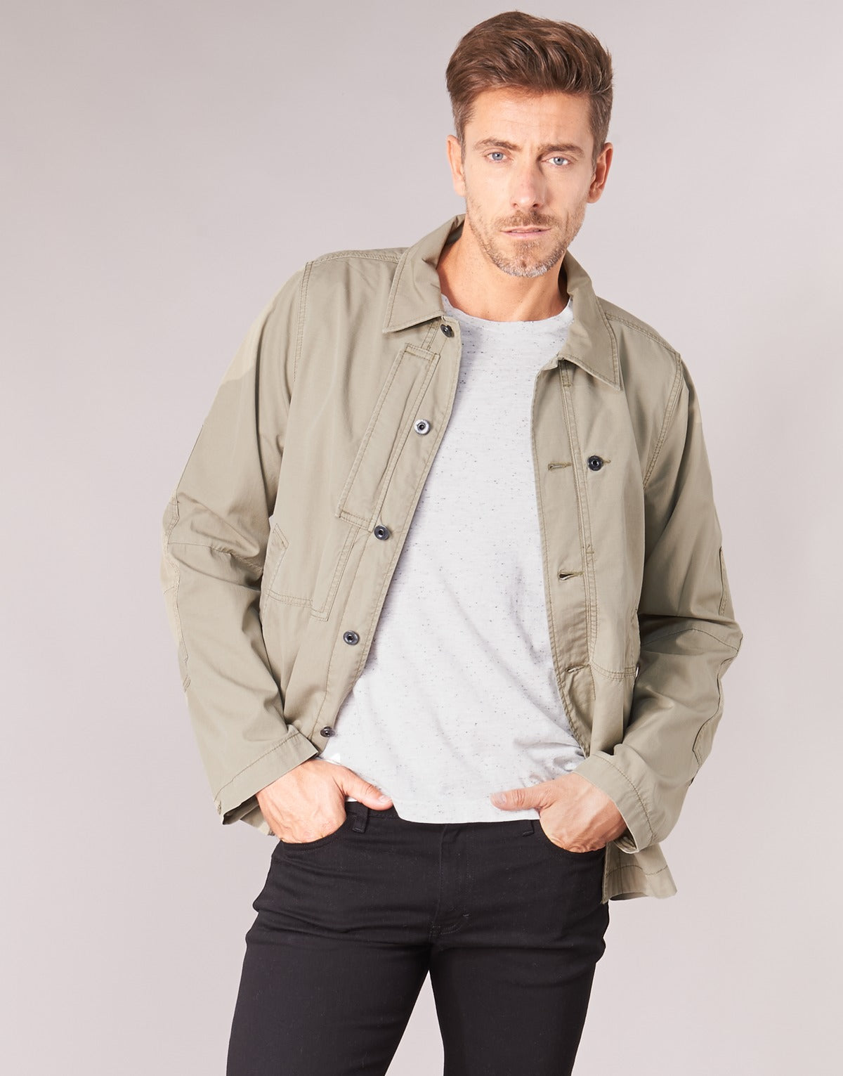 Giubbotto Uomo G-Star Raw  RACKAM OVERSHIRT  Kaki