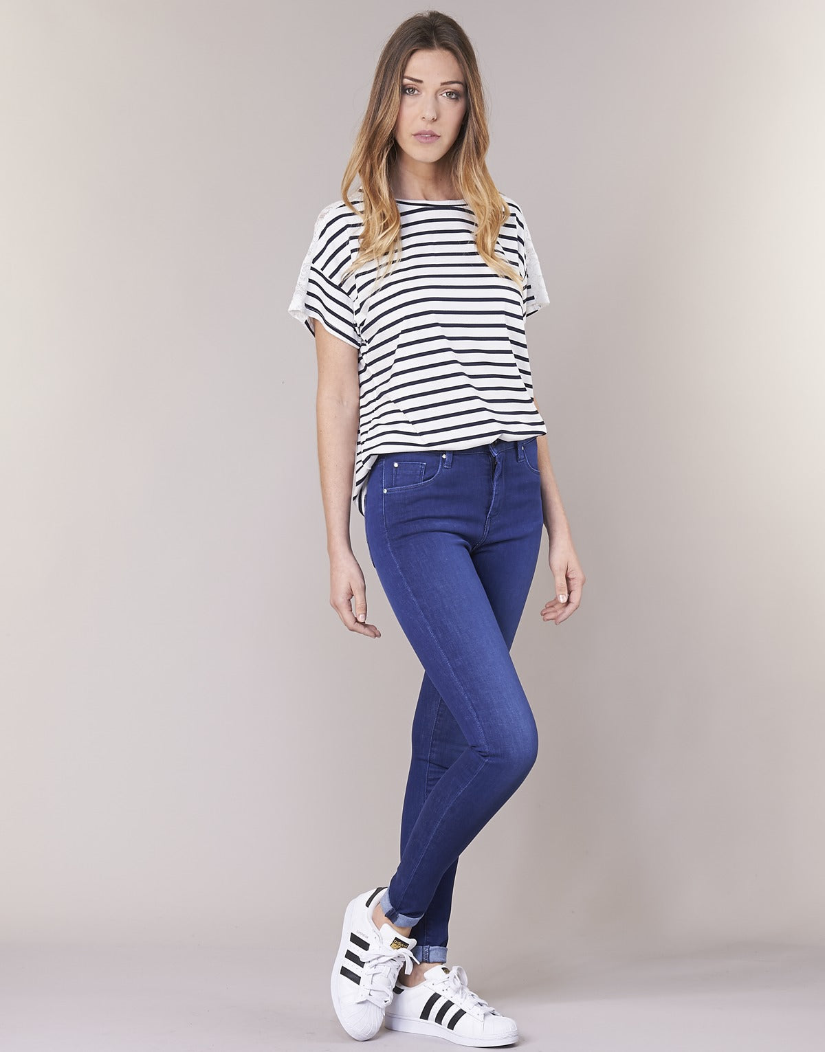 Jeans skynny Donna Pepe jeans  REGENT  Blu