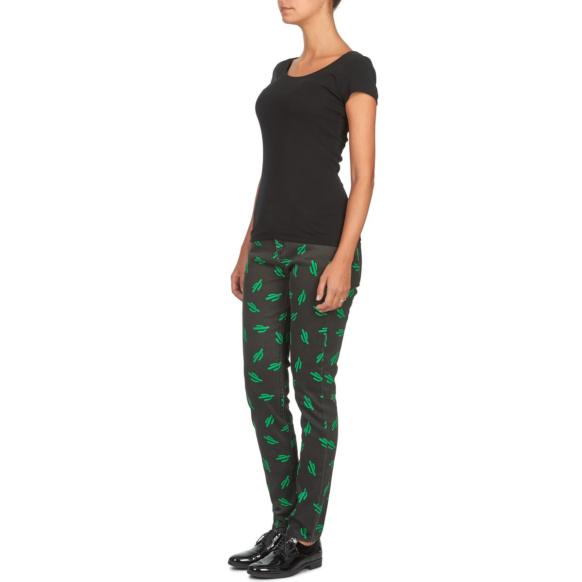 Jeans Slim Donna American Retro  TINA  Verde