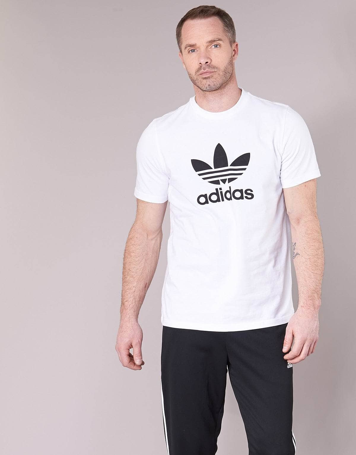 T-shirt Uomo adidas  TREFOIL T-SHIRT  Bianco