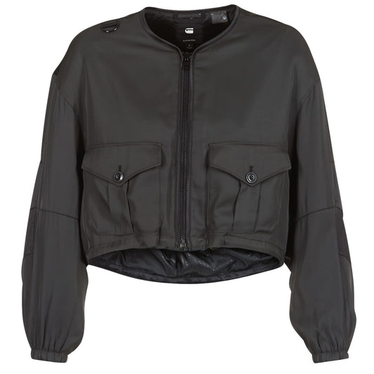 Giubbotto Donna G-Star Raw  RACKAM OS CROPPED BOMBER  Nero