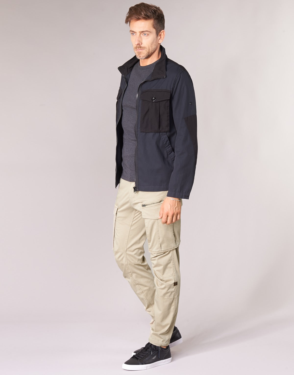 Giubbotto Uomo G-Star Raw  TYPE C UTILITY PM OVERSHIRT  Nero