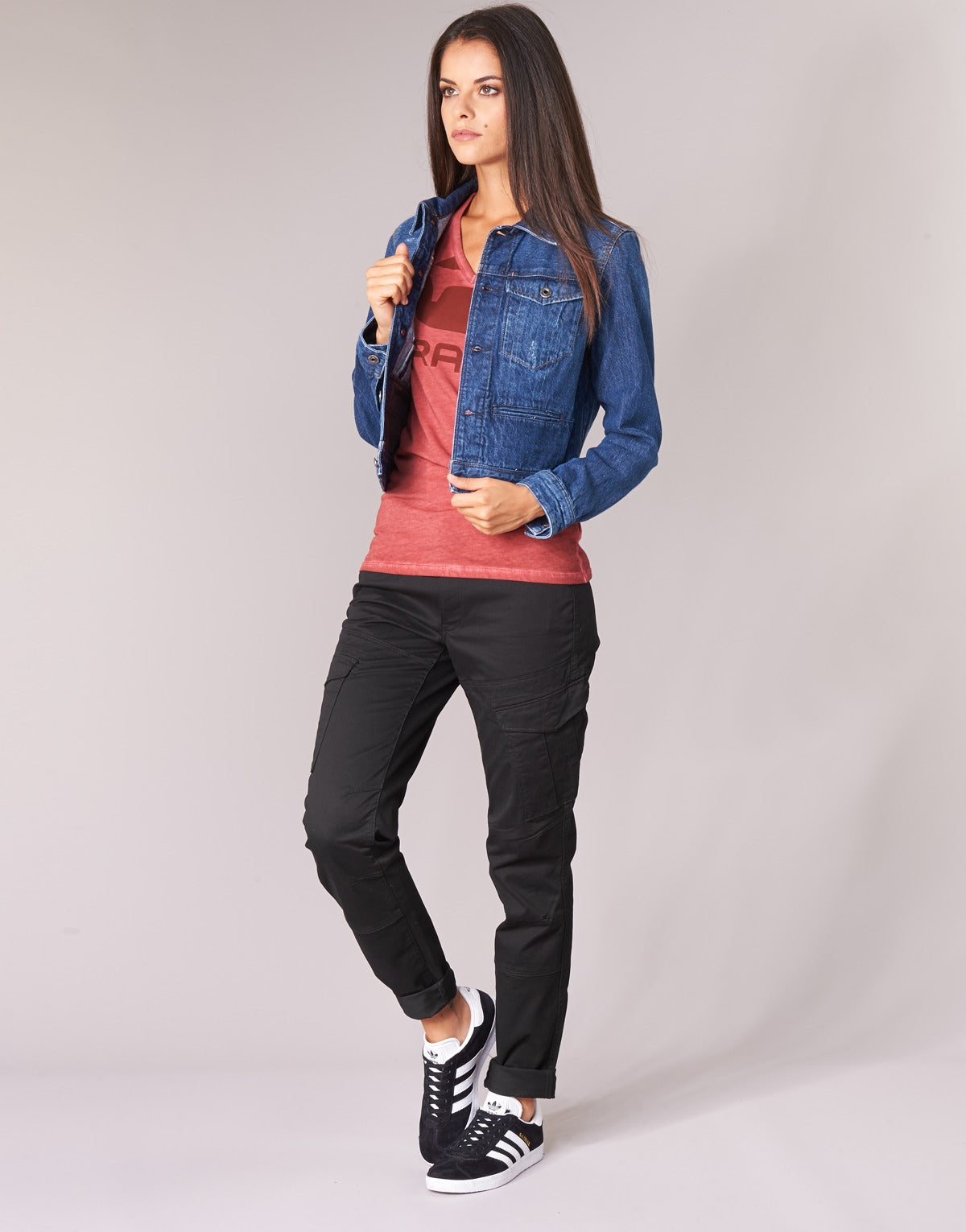 Giacca in jeans Donna G-Star Raw  D-STAQ DC DNM  Blu