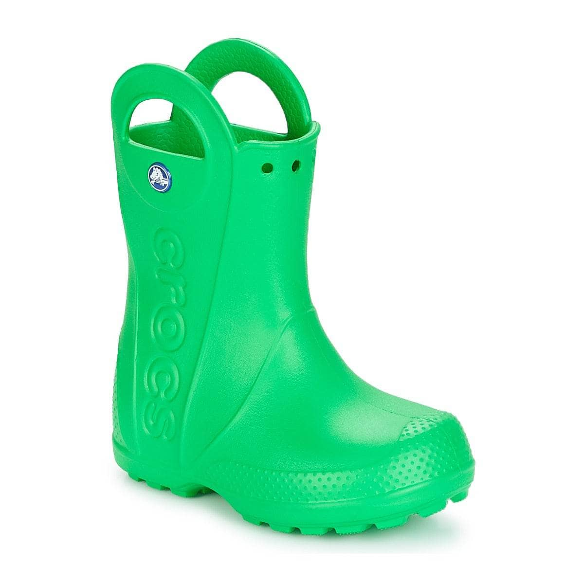 Stivali bambini ragazza Crocs  HANDLE IT RAIN BOOT KIDS  Verde