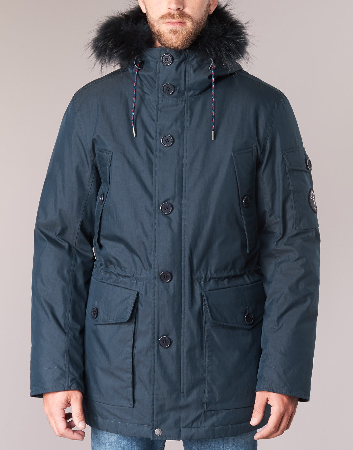 Parka Uomo Vicomte A.  ORLANDO EXPEDITION PARKA  Blu