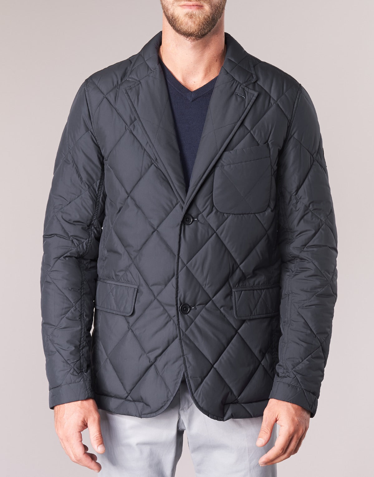 Giubbotto Uomo Vicomte A.  ODIN QUILTED BLAZER  Blu