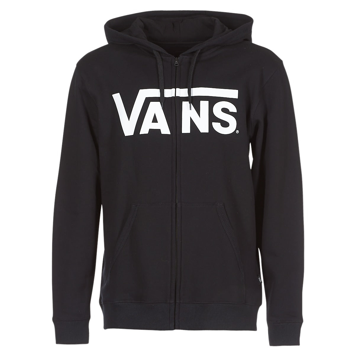 Felpa Uomo Vans  VANS CLASSIC ZIP HOODIE  Nero