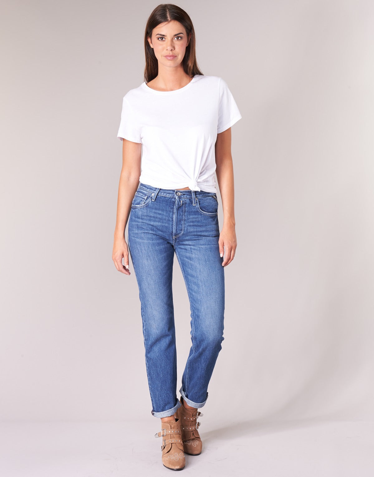 Jeans boyfriend Donna Replay  ALEXIS  Blu