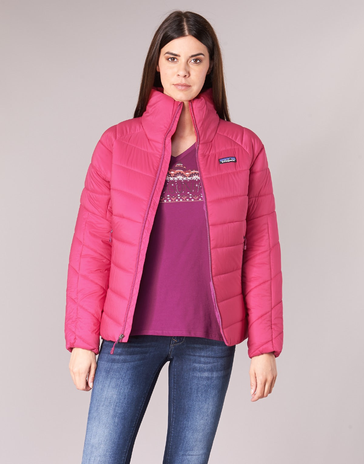 Piumino Donna Patagonia  W's Hyper Puff Jkt  Rosa