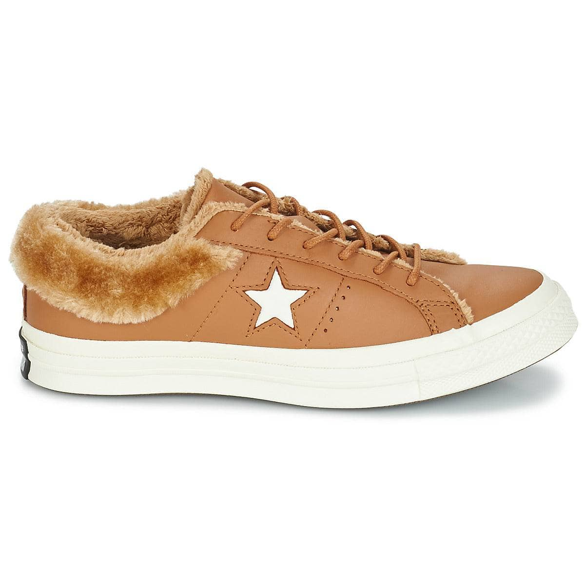 Sneakers basse Donna Converse  ONE STAR LEATHER OX  Marrone