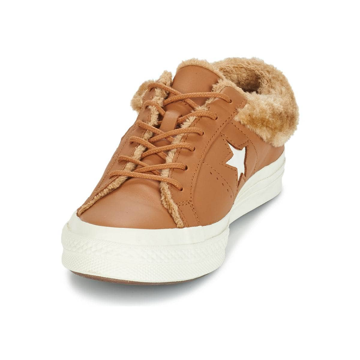 Sneakers basse Donna Converse  ONE STAR LEATHER OX  Marrone