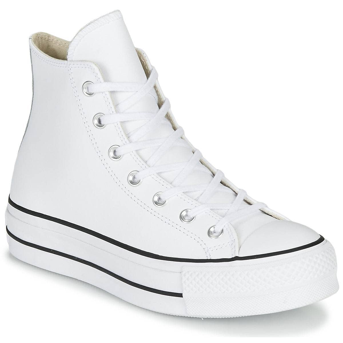 Sneakers alte Donna Converse  CHUCK TAYLOR ALL STAR LIFT CLEAN LEATHER HI  Bianco