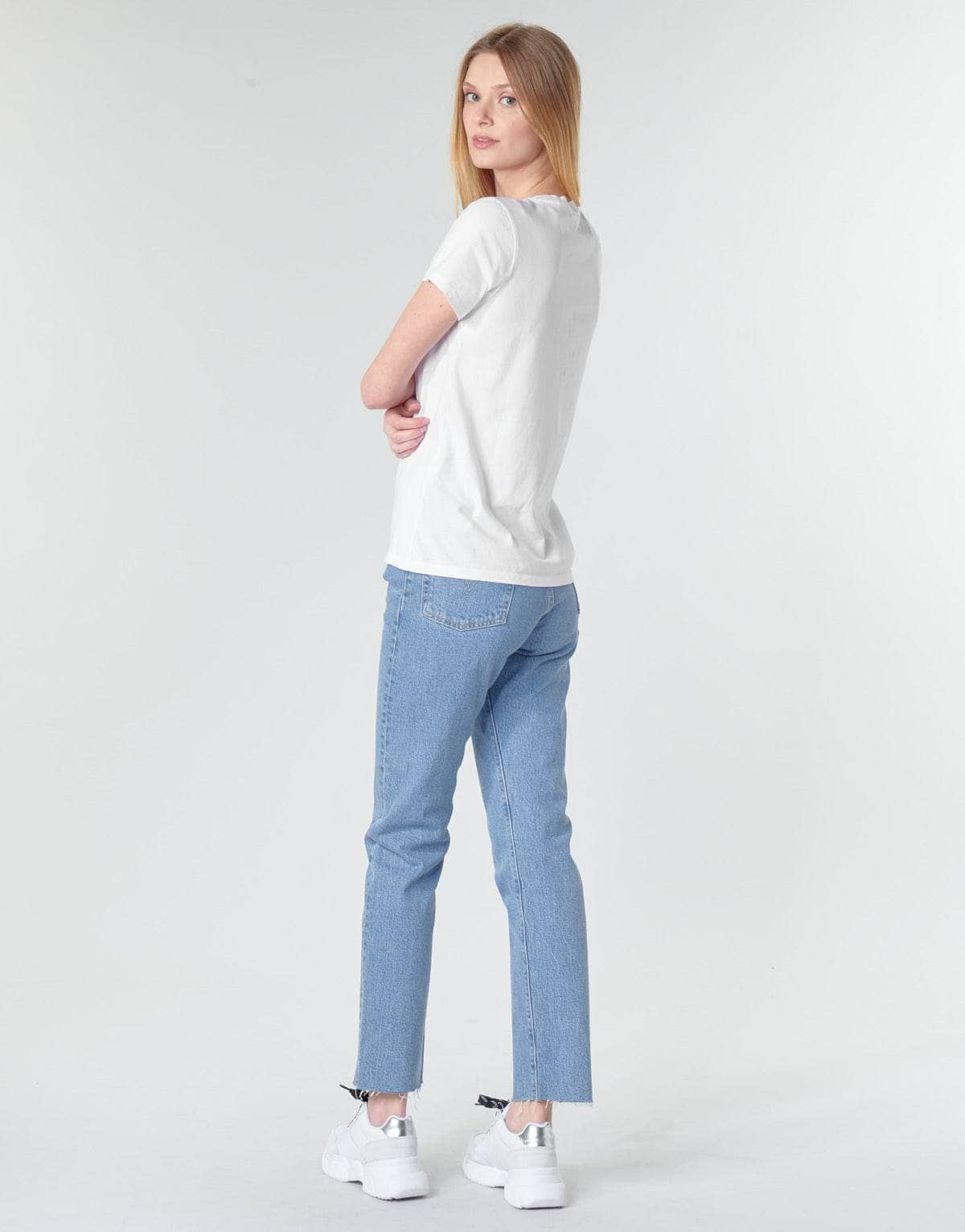 T-shirt Donna Levis  PERFECT TEE  Bianco