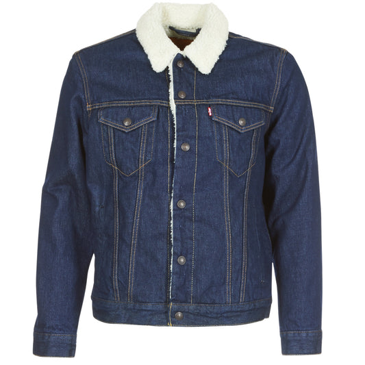 Giacca in jeans Uomo Levis  TYPE 3 SHERPA TRUCKER  Blu