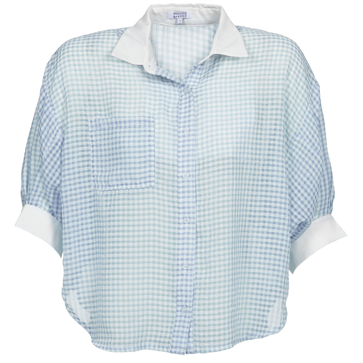 Camicia Donna Brigitte Bardot  AMARANTE  Blu