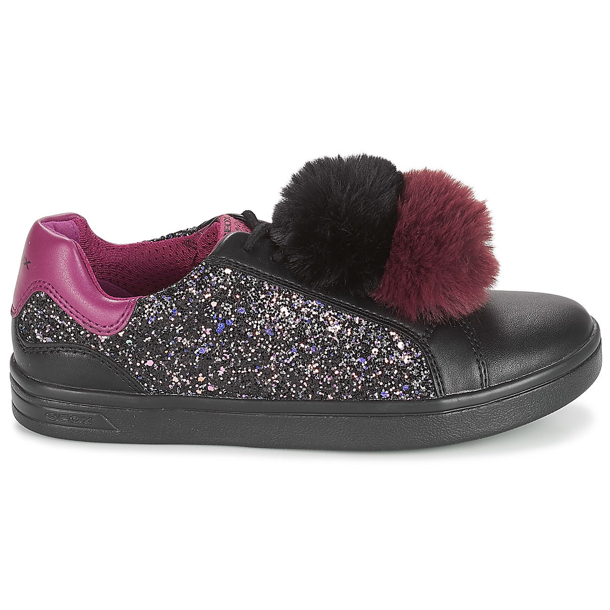 Scarpe bambini ragazza Geox  J DJROCK GIRL  Nero