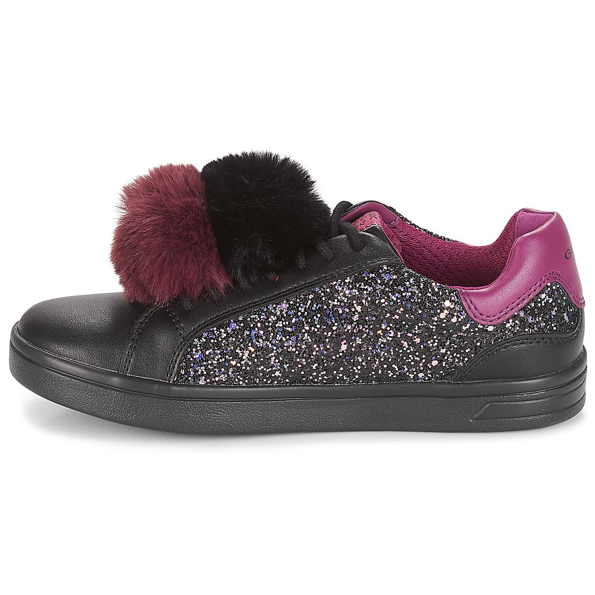 Scarpe bambini ragazza Geox  J DJROCK GIRL  Nero