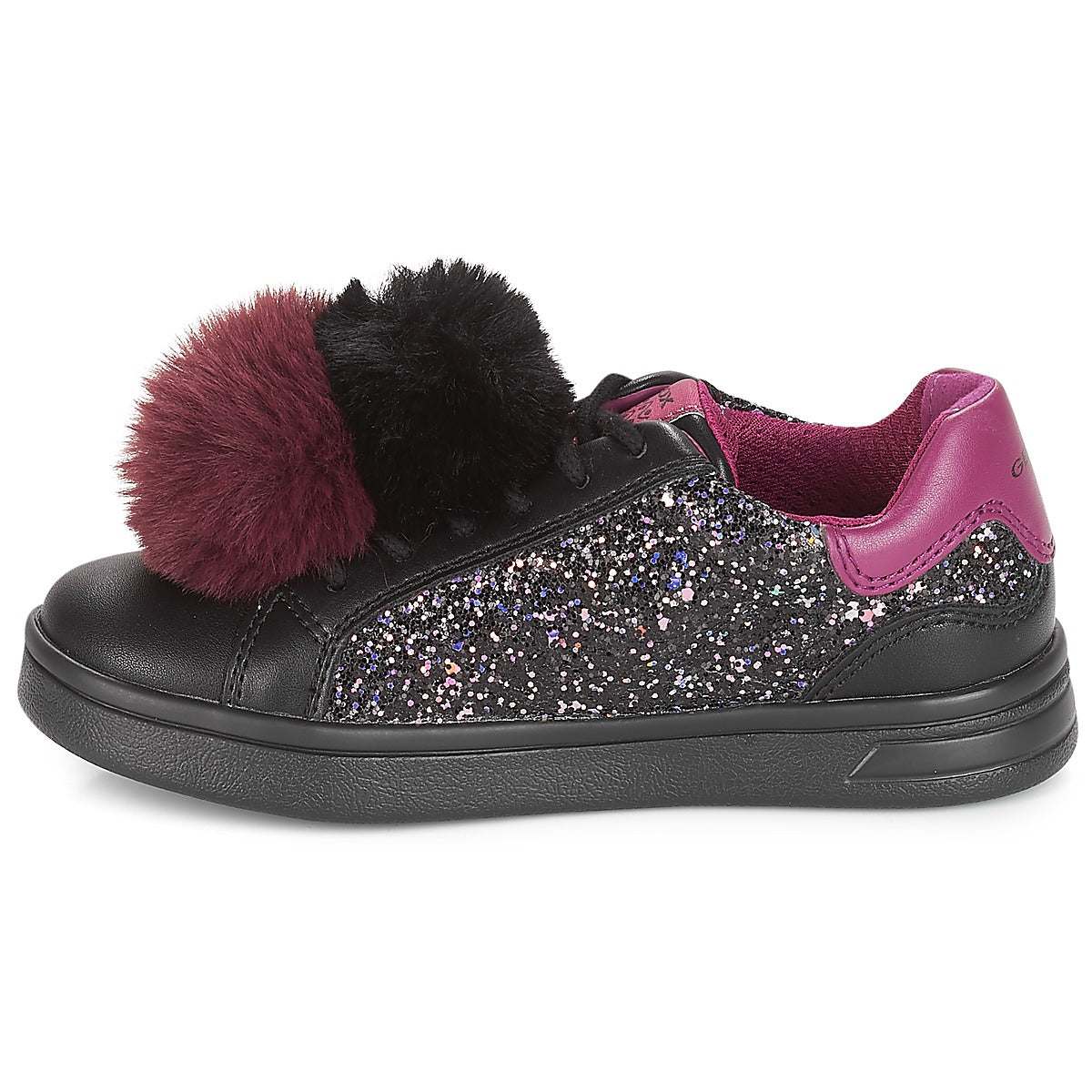 Scarpe bambini ragazza Geox  J DJROCK GIRL  Nero