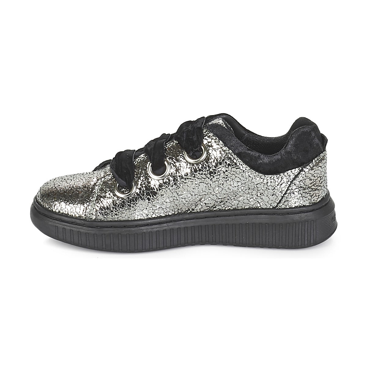 Scarpe bambini ragazza Geox  J DISCOMIX GIRL  Argento