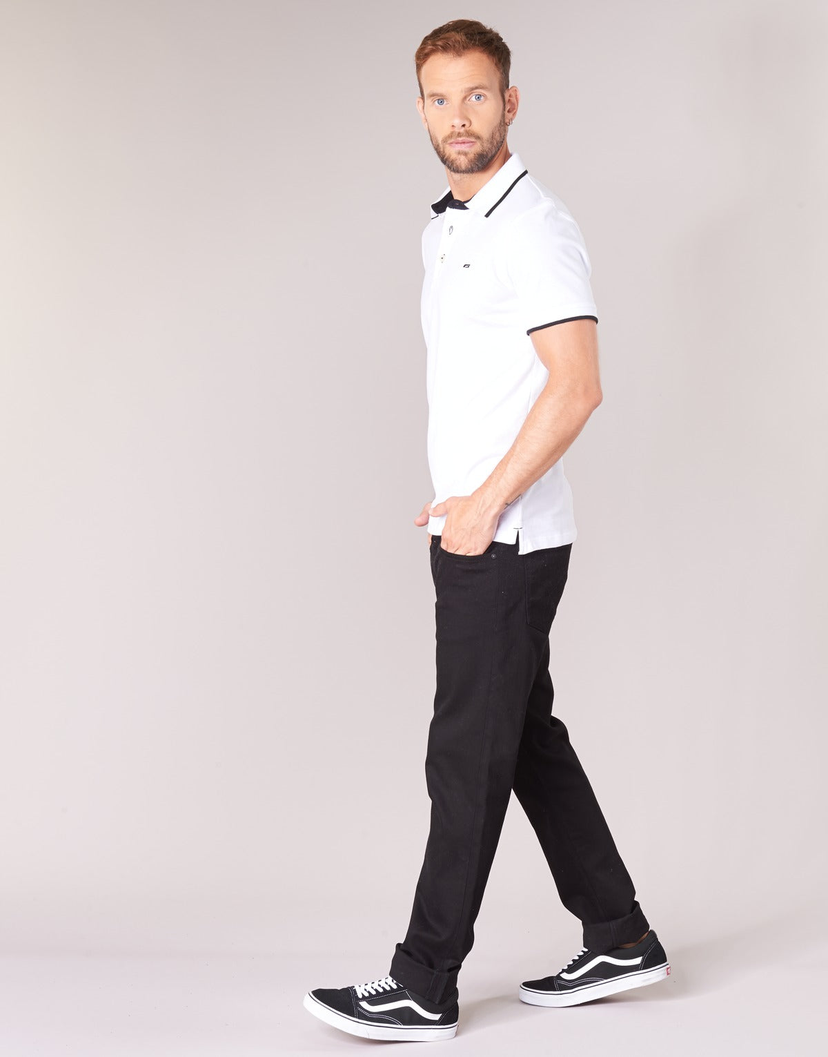 Polo Uomo Jack & Jones  JJEPAULOS  Bianco