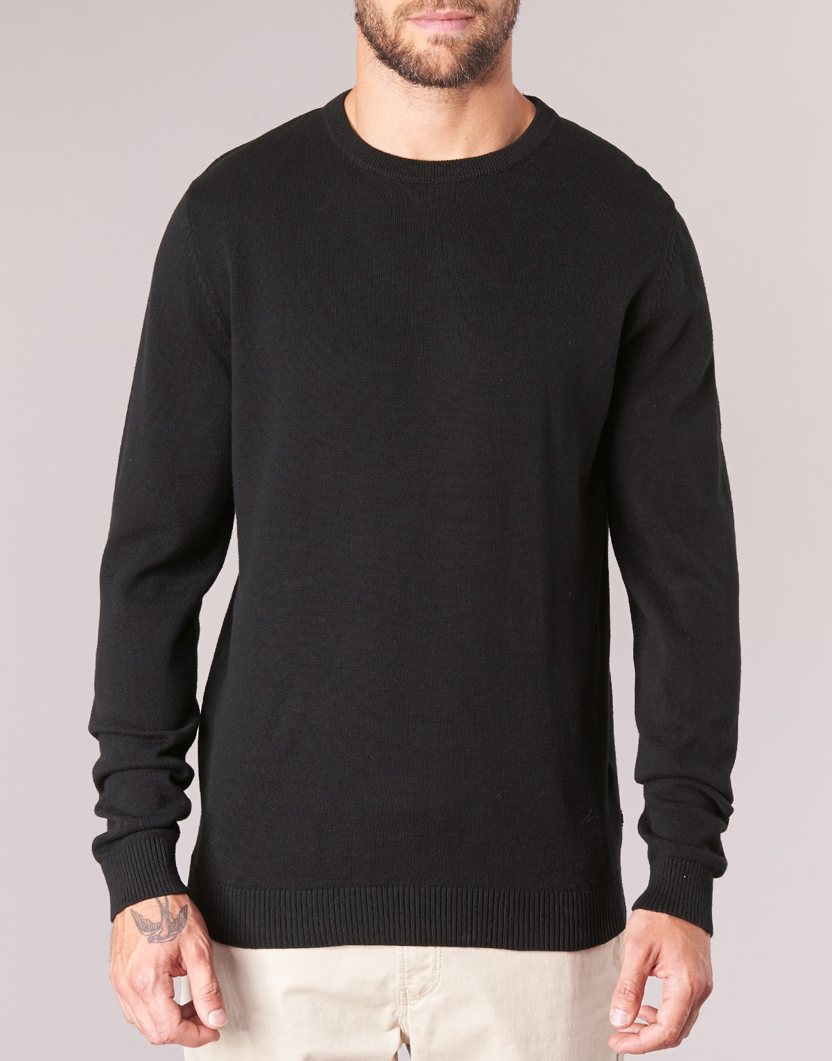 Maglione Uomo Jack & Jones  JJEBASIC  Nero