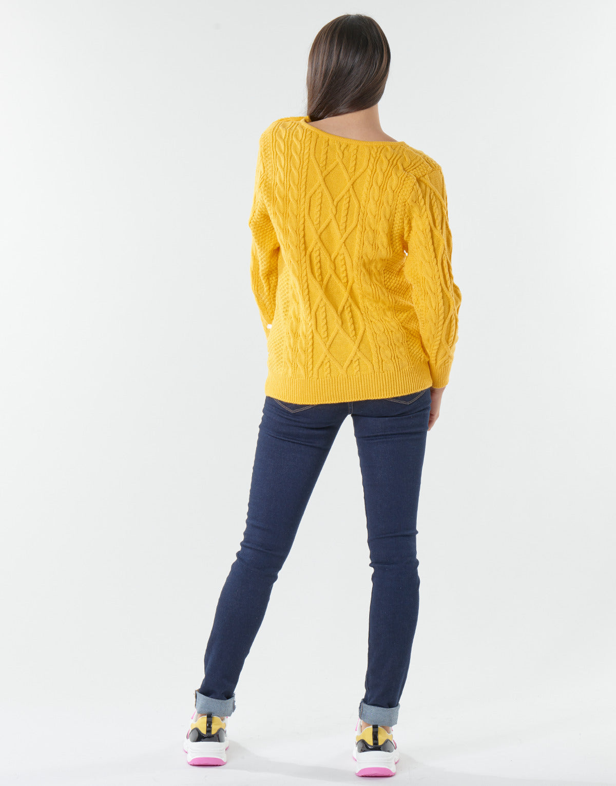 Maglione Donna Betty London  JEDRO  Giallo