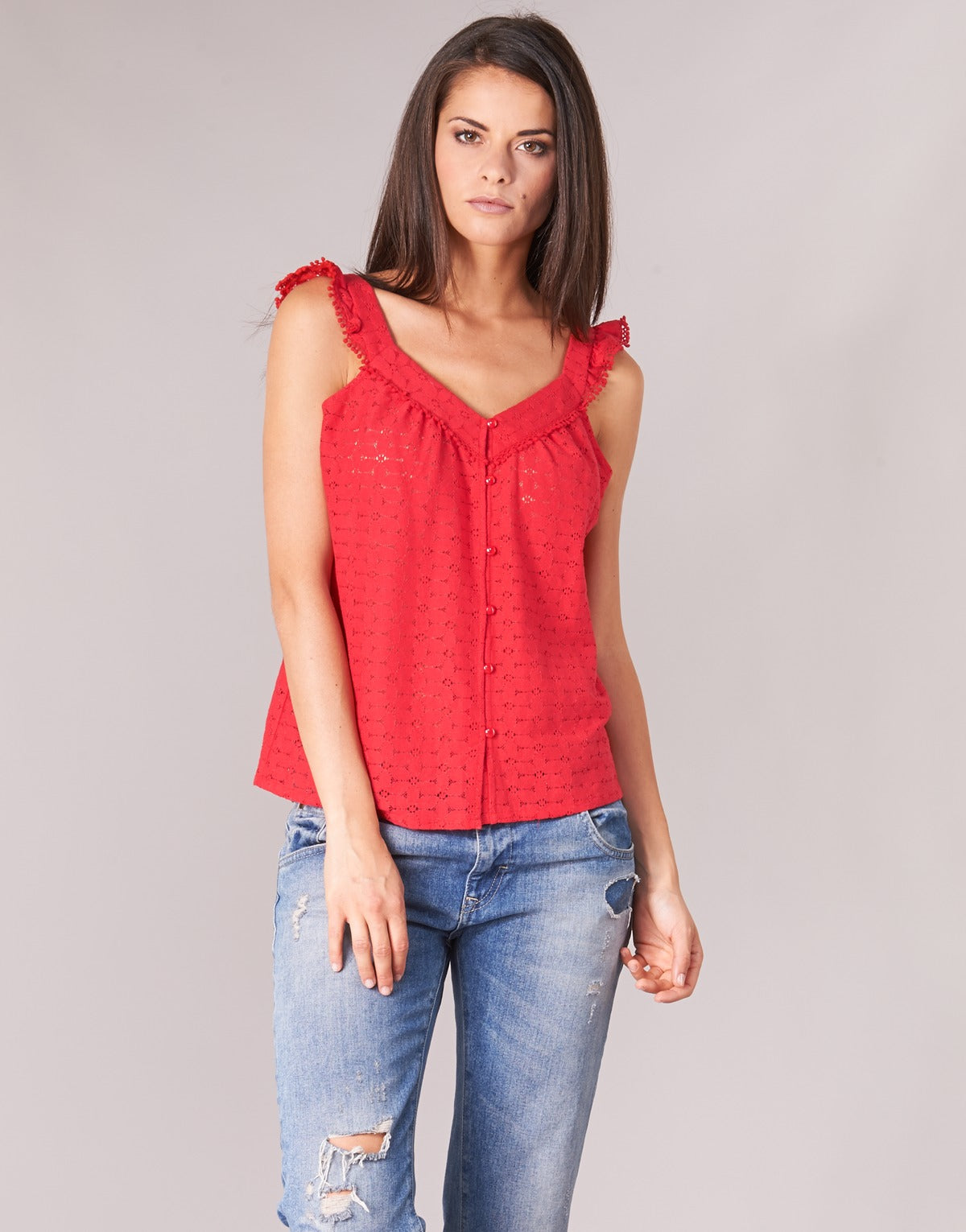 Camicetta Donna Betty London  KOCLA  Rosso