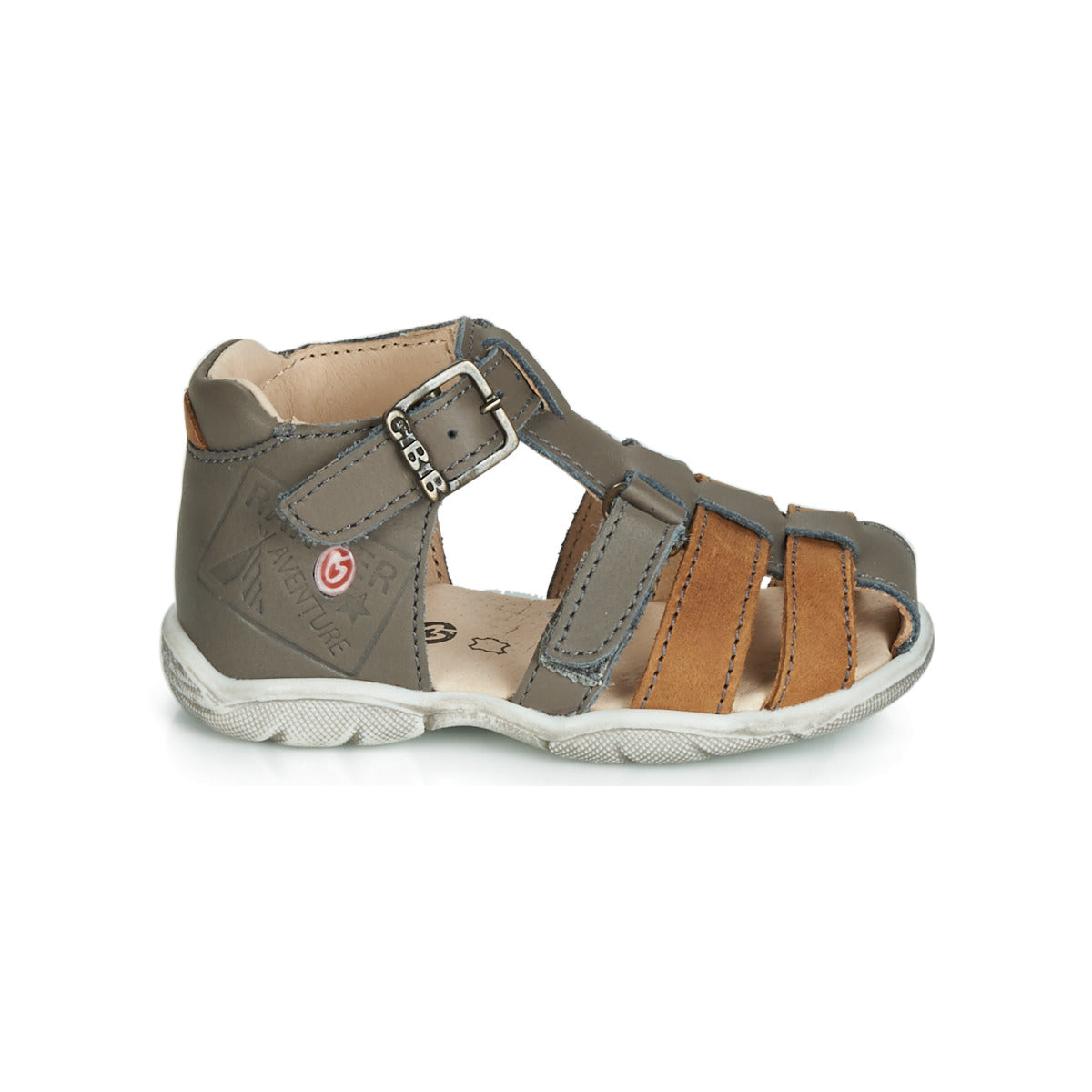 Sandali bambini ragazzo GBB  PRIGENT  Grigio