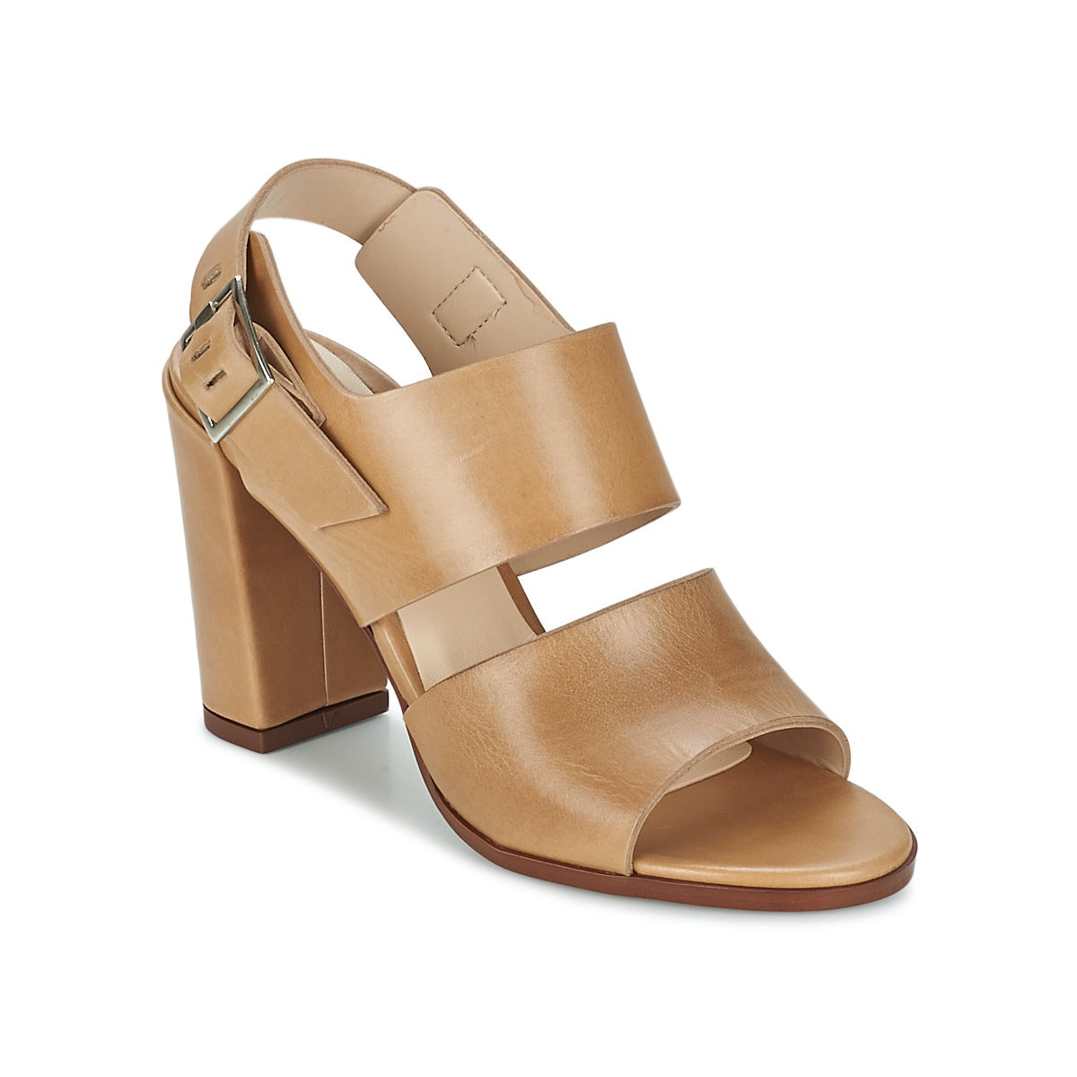 Sandali Donna Dune London  CUPPED BLOCK HEEL SANDAL  Beige